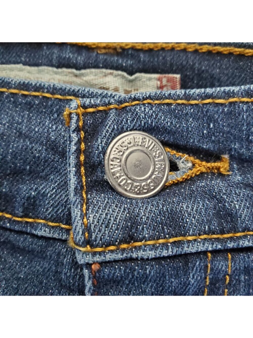 Levis Jeans Womens Size 10 Blue Bootcut Stretch Denim *Read* - Picture 8 of 11